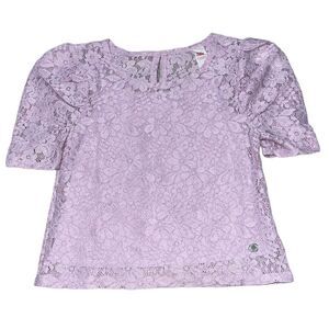 Justice Lace Cropped Top